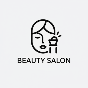 Two Beauty & Skincare Lineart Logo Prompts