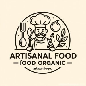 Food & Beverage Lineart Logo Prompt