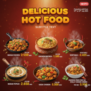 Customizable Food Promotion Social Media Prompt